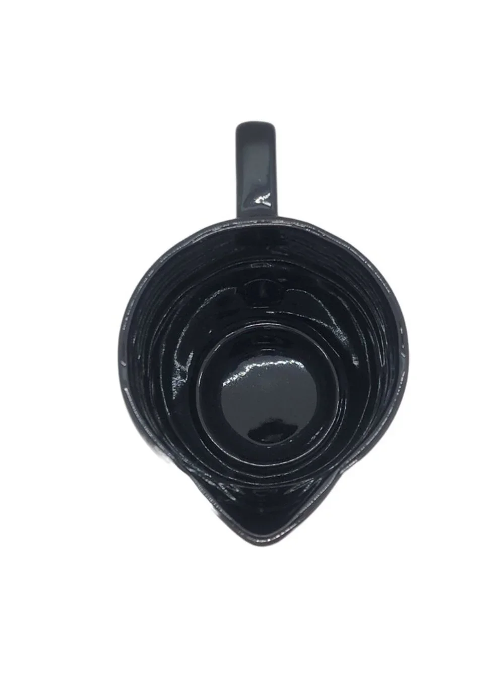 Coffee Mug Jug Cup textured black  unbranded coffee or juice cup